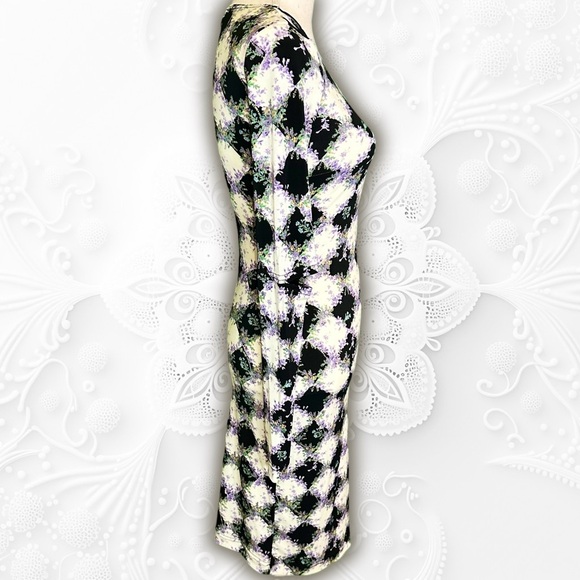 NWOT Preen By Thornton Bregazzi ‘Form’ Violet & Diamond Print Dress Size XS - Picture 12 of 15